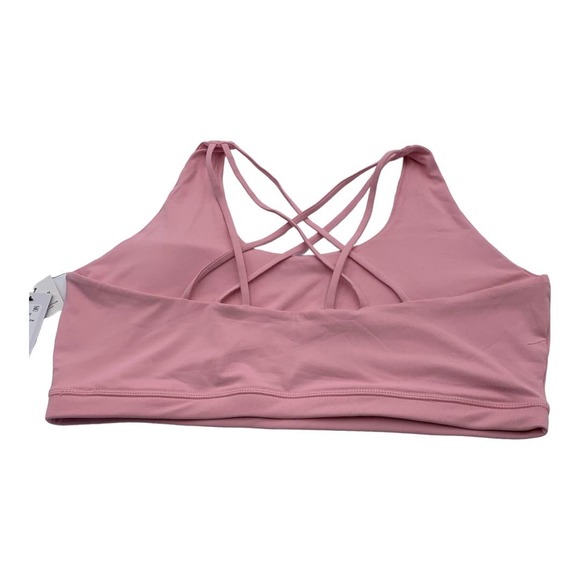 Cotton:On Curve Strappy Sports Crop Bra Bralette Lollipop Pink Women 16/18 NWT - Picture 2 of 10